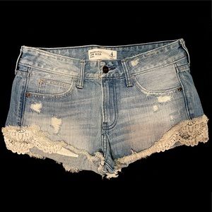 Jean shorts. Abercrombie. Size 4.